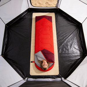 Saco de Dormir Geométrico con Bloques de Color, Forma de S, Acolchado, Cálido, Ligero y Portátil para Acampar, Hacer Senderismo y Excursionismo, Uso en Exteriores para 3 Estaciones - Product Image 4