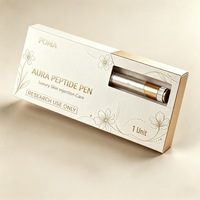 Maßgefertigte Einzelstift-Box Umweltfreundliche Tragetasche Kartonbox mit Magnetverschluss und Fach Schlichte Kosmetik-Stiftbox