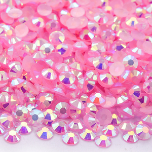 OLeeya Lot de strass en résine AB cristal 2mm-6mm, fond argenté et effet gelée, non thermocollants, pour artisanat et bricolage - Product Image 3