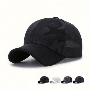 Casquette de baseball respirante en maille, réglable, écologique, avec logo personnalisé, camouflage, été, nouvelle collection, protection solaire, pour hommes et femmes, décontractée, sport, extérieur - Product Image 1