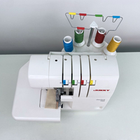 Machine à coudre surjeteuse domestique JUKKY 703 populaire à 4 fils avec moteur, facile à utiliser et portable, légère