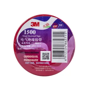 3M Temflex PVC Vinyl Electrical Insulating Tape 1500 For General Use 18mm*10M*0.13mm Blue