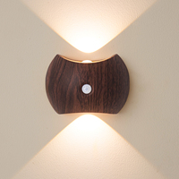 Lampes murales LED sans fil à détecteur de mouvement, magnétiques, pour la décoration de la maison intelligente, rechargeables par USB, lampes de chevet pour la chambre à coucher