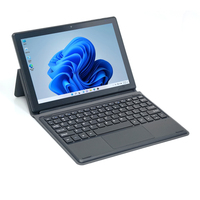 Tablet PC Intel 2-in-1 J4105 CPU Sistem Operasi Windows 11 Layar Sentuh IPS 1280*800 RAM 12GB ROM 128GB Bisnis Tablet 10.1 Inci dengan Keyboard