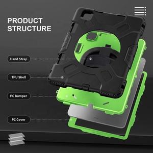 เคสไอแพดทนทานกันกระแทกสำหรับ <span class=keywords><strong>Apple</strong></span> Pro 11นิ้วเคสไอแพด3rd <span class=keywords><strong>Gen</strong></span> 2021พร้อมขาตั้ง - Product Image 2