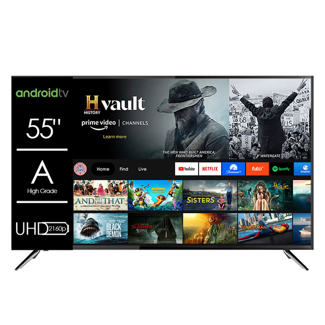 Home Cinema Big Screen TV 55" UHD 4K LED TV With Wall Mount 55 65 75 85 Inch Smart TV