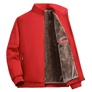Veste d'hiver pour <span class=keywords><strong>homme</strong></span>, nouvelle, en velours épais et chaud, <span class=keywords><strong>taille</strong></span> <span class=keywords><strong>grande</strong></span> pour les personnes d'âge moyen et les personnes âgées - Product Image 2