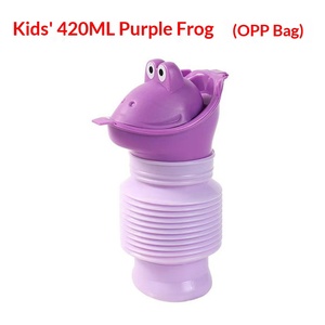 Urinoir d'urgence portable, bouteille d'urine pour voiture, convient aux garçons, aux filles, aux enfants et aux adultes, seau de toilette d'urgence rétractable - Product Image 5