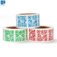 Étiquette personnalisée imprimée, autocollant holographique imperméable avec code QR