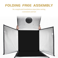 Tenda Lampu LED Ring Studio Foto Portabel dari Bahan Nilon untuk Fotografi