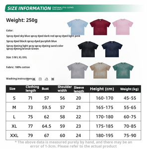 Camisetas Gráficas de Alta Calidad Personalizadas Estilo Urbano, Camiseta Casual de Corte Holgado, Camiseta Vintage para Hombre de Corte Holgado y Color Lavado - Product Image 4