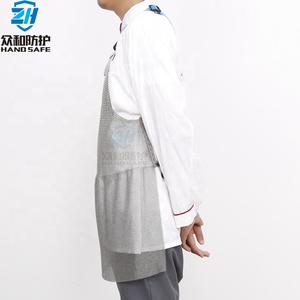 60*80cm Stainless Steel Apron Cut Resistance Chain <strong>Mail</strong> Apron Butcher Meat <strong>Processing</strong> Personal Protective <strong>Equipment</strong> - Product Image 2