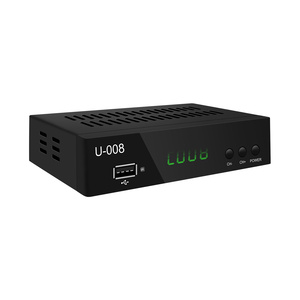Biểu tượng tùy chỉnh hộp ngôn ngữ <span class=keywords><strong>ATSC</strong></span> U-008 kỹ thuật số TV Box miễn phí để không khí Set Top Box cho Mexico - Product Image 1