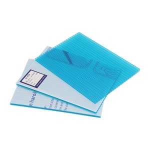 Paneles Celulares Transparentes Extruidos con Protección UV de 6 mm, 8 mm, 10 mm y 12 mm, Láminas de Policarbonato <span class=keywords><strong>Alveolar</strong></span> para Techos de Invernaderos - Product Image 1