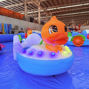 Parque acuático Cisne luminoso Barco con manivela para niños <span class=keywords><strong>Paseo</strong></span> en barco <span class=keywords><strong>de</strong></span> juguete eléctrico Instalación <span class=keywords><strong>de</strong></span> entretenimiento Fábrica <span class=keywords><strong>de</strong></span> China al por mayor - Product Image 2