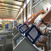 Machine d'emballage et de conditionnement entièrement automatique certifiée CE pour sacs à valve de 25 kg et 50 kg, pour poudres alimentaires et chimiques industrielles
