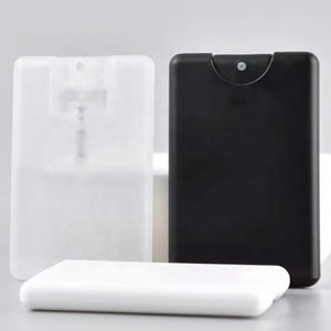 Wholesale 20 ml White Black Transparent <b>Plastic</b> Credit Card Flat <b>Pocket</b> Perfume Spray Bottle - Product Image 5