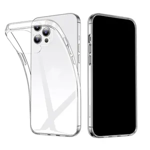 เคส TPU นิ่มบางพิเศษใสสำหรับ iPhone x XR XS MAX สำหรับ iPhone 12 13 PRO MAX เคสโทรศัพท์มือถือโปร่งใส