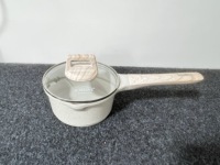 Boreine Batterie de Cuisine Antiadhésive 7 Pièces Beige Casserole de Luxe en Métal Poignées en Bakélite Écologique Fond Plat Prix Cuisine Maison