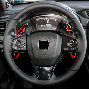 Pour Honda Civic FC FK Spirior Accord CRV <span class=keywords><strong>G5</strong></span> <span class=keywords><strong>Odyssey</strong></span> RC, palettes de changement de vitesse au volant en ABS, accessoires de modification intérieure automobile - Product Image 4