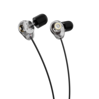 YTL21 Kabel Terjalin Tipe-C Headphone In-Ear Digital Decoding In-line dengan Mikrofon, Bass Stereo, Kontrol Olahraga, Bahan TPE