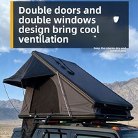 Tente de toit JETOUR pour voiture, double couche, quatre saisons, ouverture automatique rapide, tissu Oxford imperméable et respirant, camping en plein air
