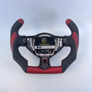 พวงมาลัยหนังคาร์บอนไฟเบอร์แท้แบบปรับแต่งระดับมืออาชีพ CCExcellent สำหรับ Nissan <span class=keywords><strong>370Z</strong></span> <span class=keywords><strong>Nismo</strong></span> Z34 รูปทรง F1 - Product Image 1