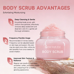 <span class=keywords><strong>Exfoliante</strong></span> <span class=keywords><strong>Corporal</strong></span> con Ácido Hialurónico, Libre de Crueldad Animal, Limpieza Profunda y Suave, Blanqueador, Hidratante, Mejora la Textura de la Piel - Product Image 3