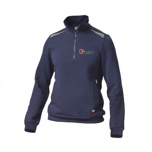 เสื้อสเวตเชิ้ต Ttake รุ่นปกติ สีดำ ไซส์ M แบบซิป ¼ - Product Image 2