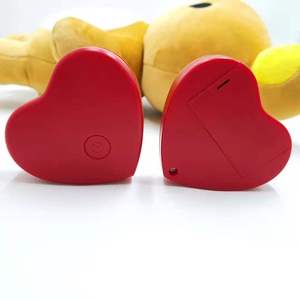 Módulo de vibración con forma de corazón para mascotas, juguetes de peluche para dormir, latido del corazón, para aliviar la ansiedad - Product Image 1