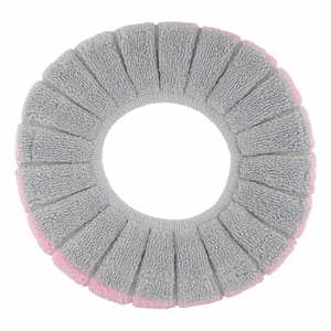 Alfombrilla de Doble Color para Inodoro y Funda para Asiento de Inodoro, Accesorios de Baño, Tejido en Forma de O, Decoración para el Hogar, Mantiene el Calor - Product Image 3