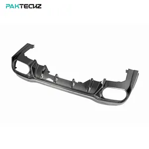 Paktechz Kit bodi serat karbon kering, Diffuser bibir Bumper belakang untuk Mercedes Benz W118 C118 CLA200 CLA260 CLA35 CLA45