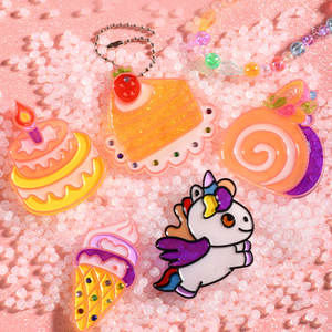 Kit bahan lukisan lem kristal anak-anak DIY mainan liontin buatan tangan dan papan gambar untuk lem mainan gambar - Product Image 2