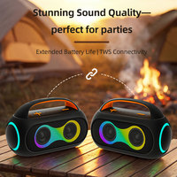 Altavoces Bluetooth Portátiles de Alta Gama para Exteriores 2026 con Asa de Transporte y Efectos de Iluminación LED, Altavoz para Fiestas