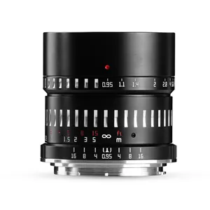 TTArtisan APS-C 50mm F0.95 enfoque Manual F0.95-F16 estilo Retro de la Lente de la cámara con E/FX/EOS M/EOS R/Z/L de montaje