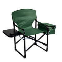 Chaise de camping pliante portable d'extérieur en alliage d'aluminium, fauteuil de loisirs réglable avec cadre tubulaire plat