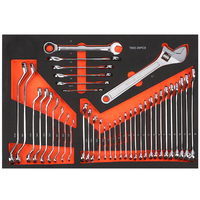 Ensemble d'outils de haute qualité de 171 pièces, tiroir, outil de fixation Eva, douille hexagonale 3/8 1/4, clé à cliquet, ensemble d'outils remplaçable, support