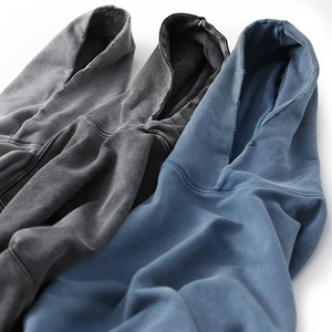Sudadera con Capucha Vintage para Hombre, Invierno, 450GSM, Gruesa, de Alta Calidad, Poliéster/Algodón, Diseño Personalizado, Corte Regular, Forro Polar - Product Image 1