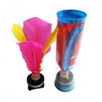 Plume colorée chinois Jianzi ballon de plage Badminton coup de pied volant pour les jeux de plein air exercice du pied