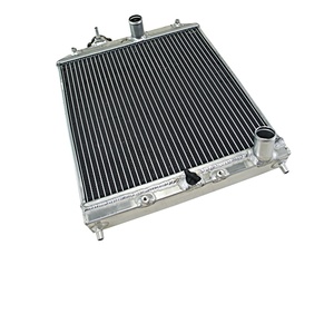 Radiateur de voiture en aluminium PQY RACING-2 rangées 42 mm pour Honda <span class=keywords><strong>Civic</strong></span> Del Sol 92-00 MT EG / EK PQY-SX103 - Product Image 1