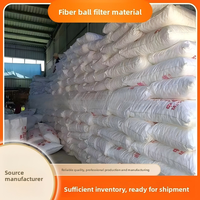 Sacs de médias filtrants en fibres de coton biochimiques pour pompe de filtration d'aquarium, billes bio nitrifiantes pour le traitement des eaux usées