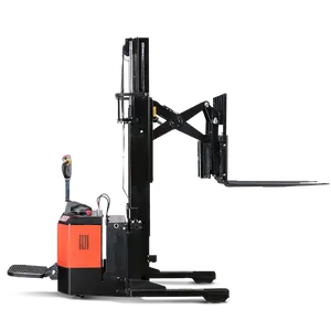 Factory Direct Sale 6M Electric Reach Stacker Full Electric Seated Forklift 2 Ton 2.5 Ton Rated Loading Capacity Construction