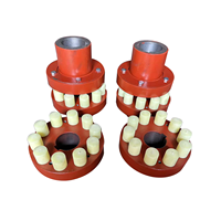Accouplement élastique à broches en fonte pour amortissement des vibrations, pour connexion de transmission moteur et réducteur