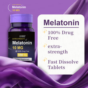 OEM LO CRED Mélatonine <span class=keywords><strong>10mg</strong></span> |   300 gélules molles |   100% sans médicaments |   Complément alimentaire naturel pour favoriser le sommeil chez les adultes |   Dissolution rapide - Product Image 4