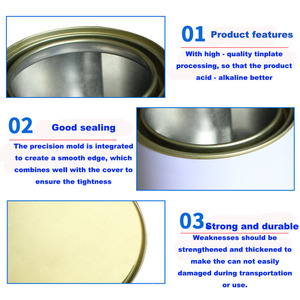 Latas <span class=keywords><strong>de</strong></span> <span class=keywords><strong>Pintura</strong></span> Redondas <span class=keywords><strong>de</strong></span> Metal <span class=keywords><strong>de</strong></span> 2L al por Mayor, Envases Vacíos Personalizados con Tapa <span class=keywords><strong>de</strong></span> Palanca, Opción <span class=keywords><strong>de</strong></span> Impresión <span class=keywords><strong>de</strong></span> Logotipo para Productos Químicos y Aerosoles - Product Image 3