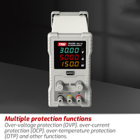 Fuente de Alimentación de CC Ajustable de la Serie TASI TDA, 30V 10A, 60V 5A, 100V 3A, Alta Precisión, 4 Dígitos, Fuente de Alimentación Variable para Laboratorio, CE