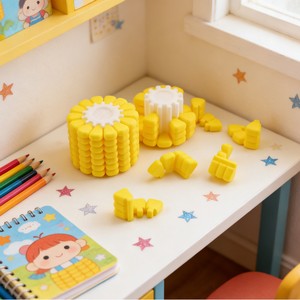 Jouet anti-stress en forme de cube de maïs imprimé en 3D personnalisé, casse-tête créatif, kit de jouets tendance pour adultes et enfants Oddcraft SC-WJ041 - Product Image 4