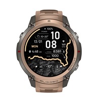 Nouvelle Arrivée Montre Connectée de Sport Extérieur Ronde Personnalisable AMOLED GPS pour Hommes avec Boussole, Suivi du Sommeil et Calendrier