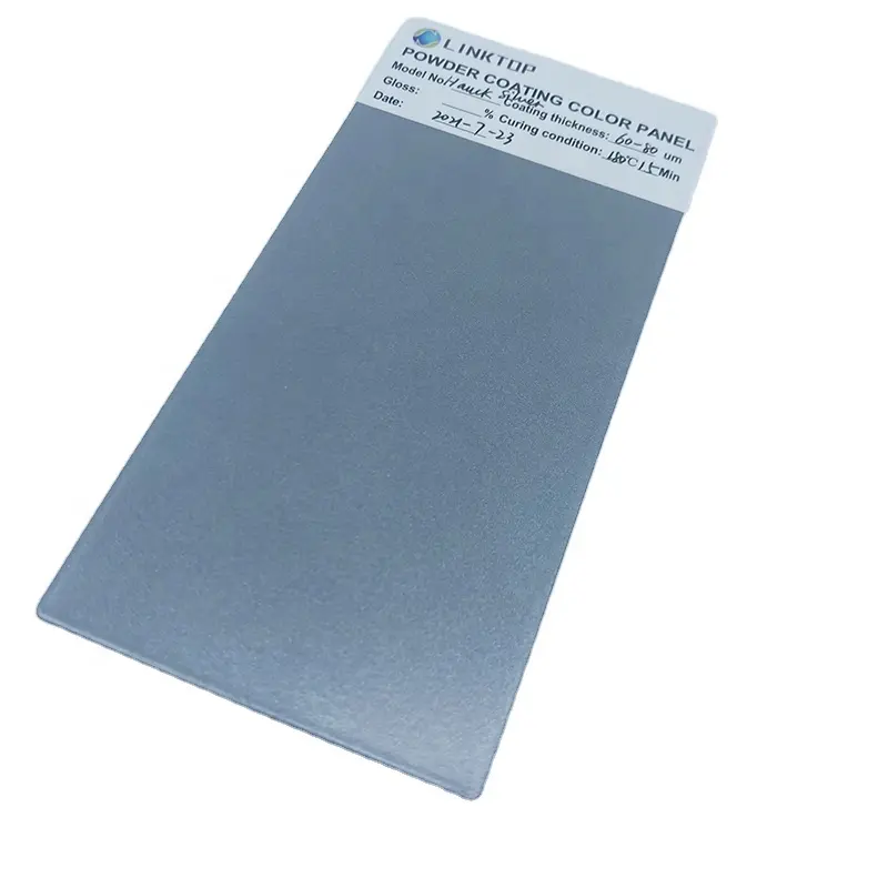 Gray Colour Epoxy Polyester Spray Powder Coat Paint Smooth Effect Powder Coating