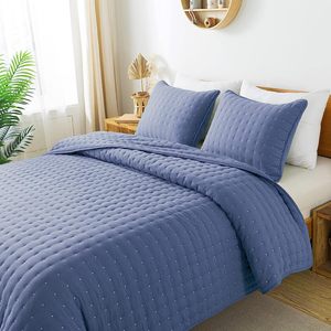 Nhà Máy Bán Hàng Nóng Chăn Bộ Đồ Giường Bộ Mềm Mại Trải Giường Coverlet Chăn Bông - Product Image 2